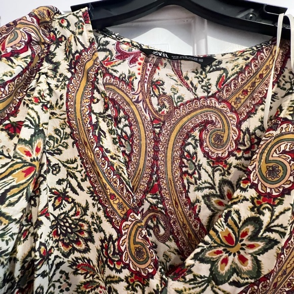 Zara boho midi dress! Great condition - Picture 4 of 5